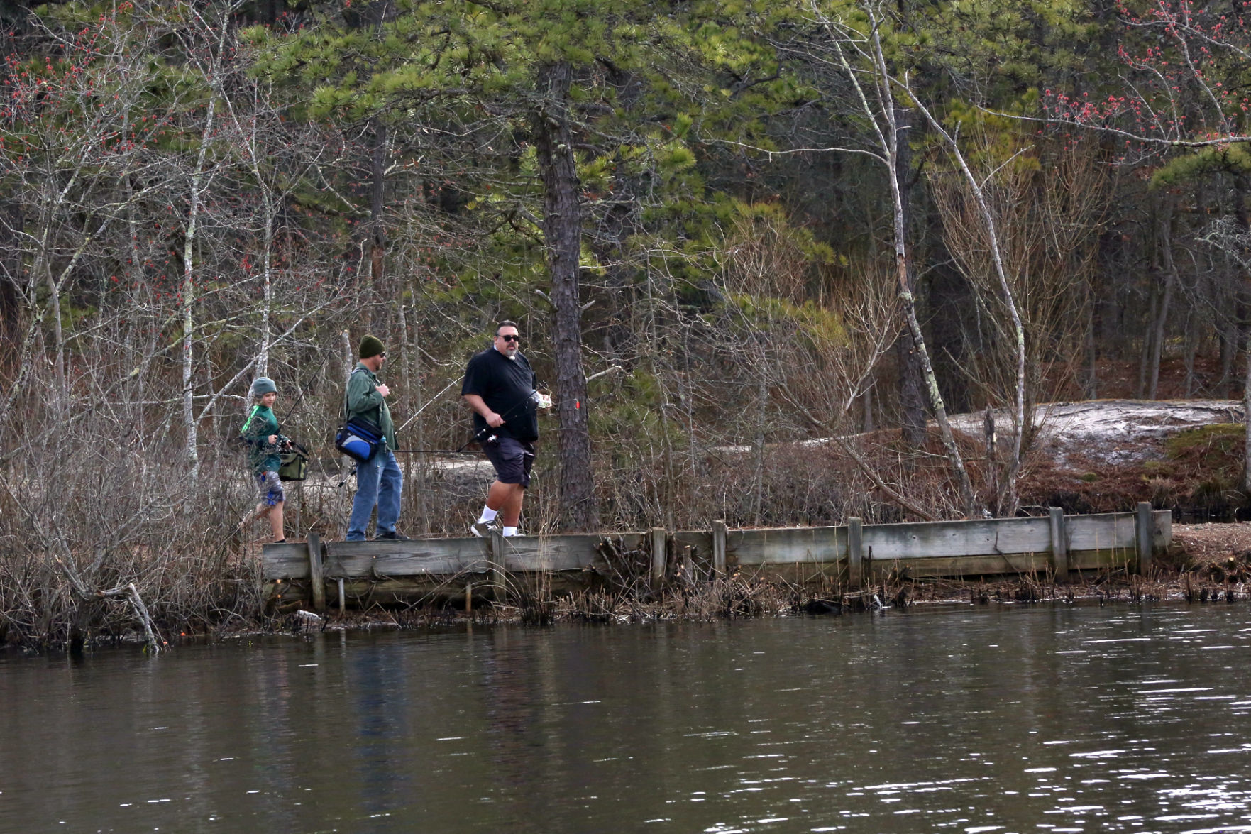 Trout fishing at Birch Grove